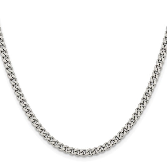 Stainless Steel Polished Curb Chain
