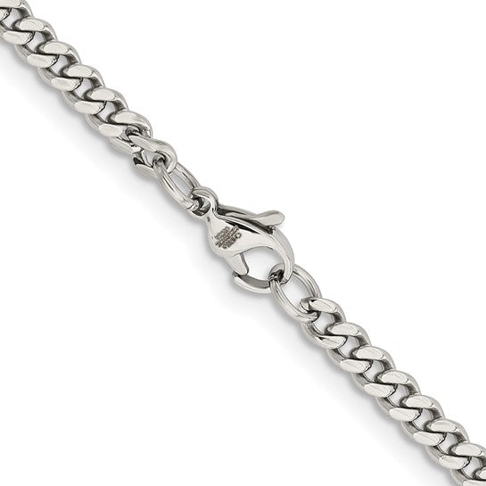 Stainless Steel Polished Curb Chain