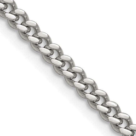 Stainless Steel Polished Curb Chain